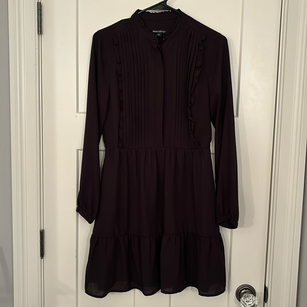 Black Jcrew mercantile black dress